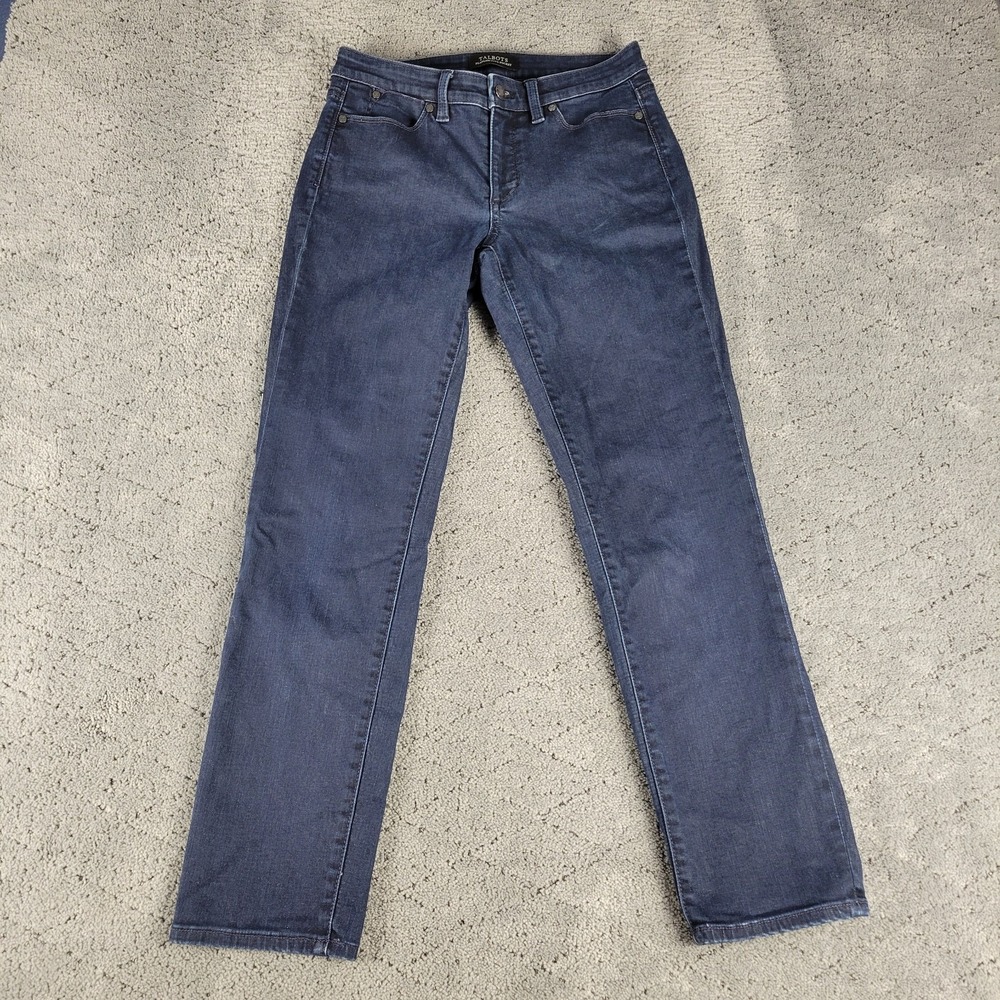 Talbots Jeans Womens 2 Blue Flawless Five Pocket Slim Ankle Curvy Stretch Denim